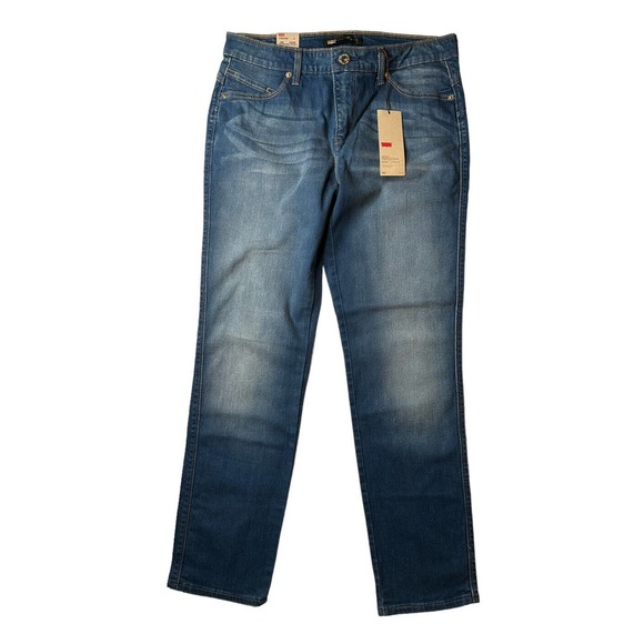 NEW Levi’s Flatters & Flaunts Skinny Leg Womens Mid Rise Jeans w/Stretch 12/31 - Picture 1 of 10